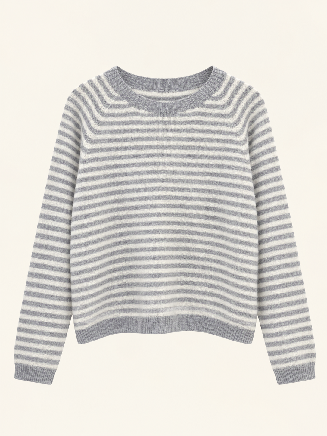 Pull à fines rayures – 100 % laine mérinos