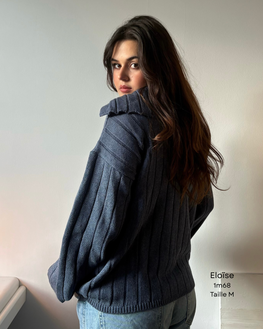 Cardigan en maille côtelée