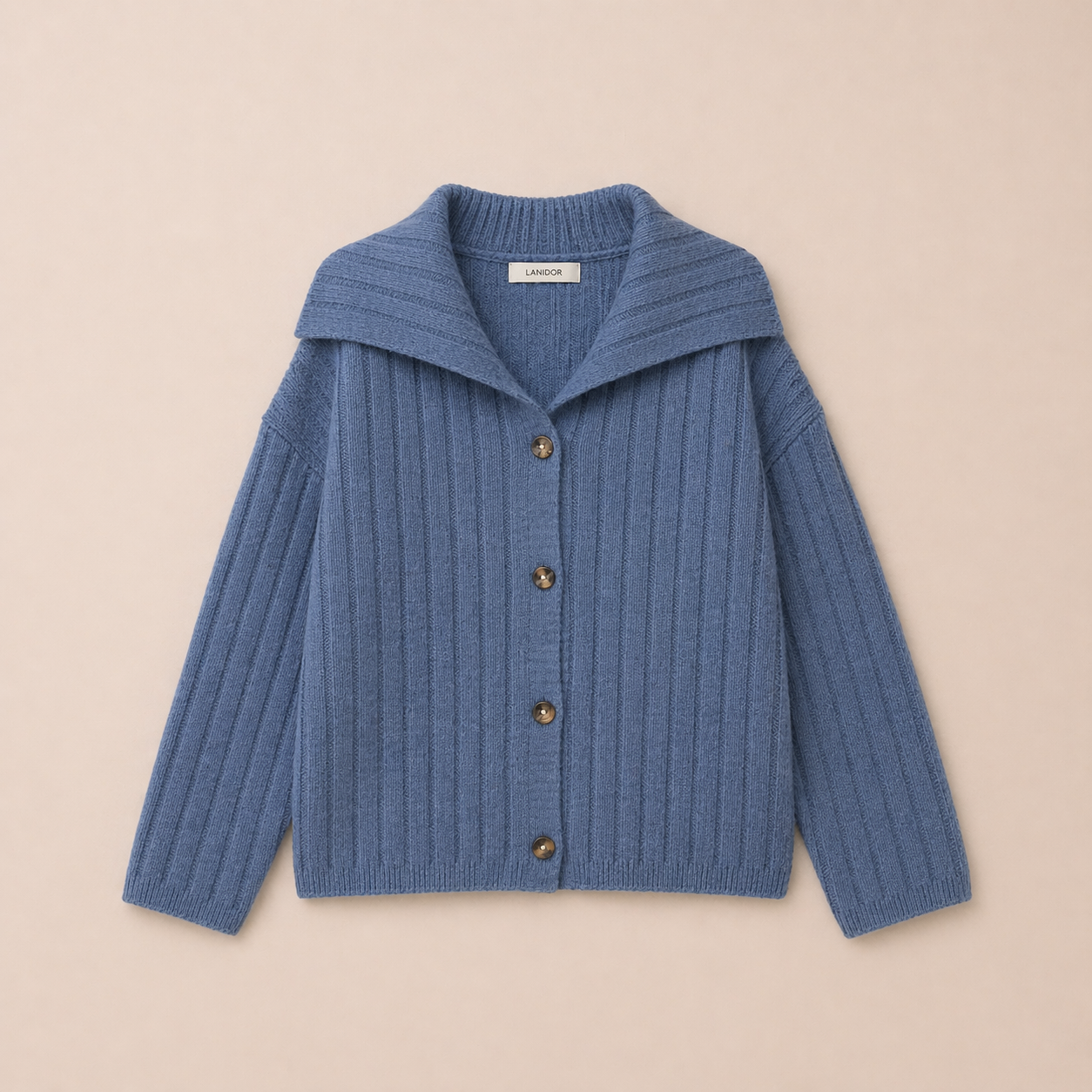 Cardigan en maille côtelée