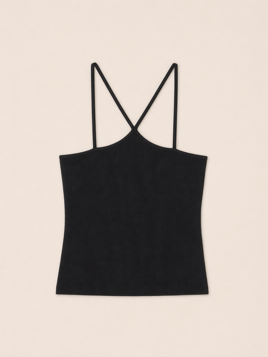 Haut col halter en coton biologique – fabrication portugaise