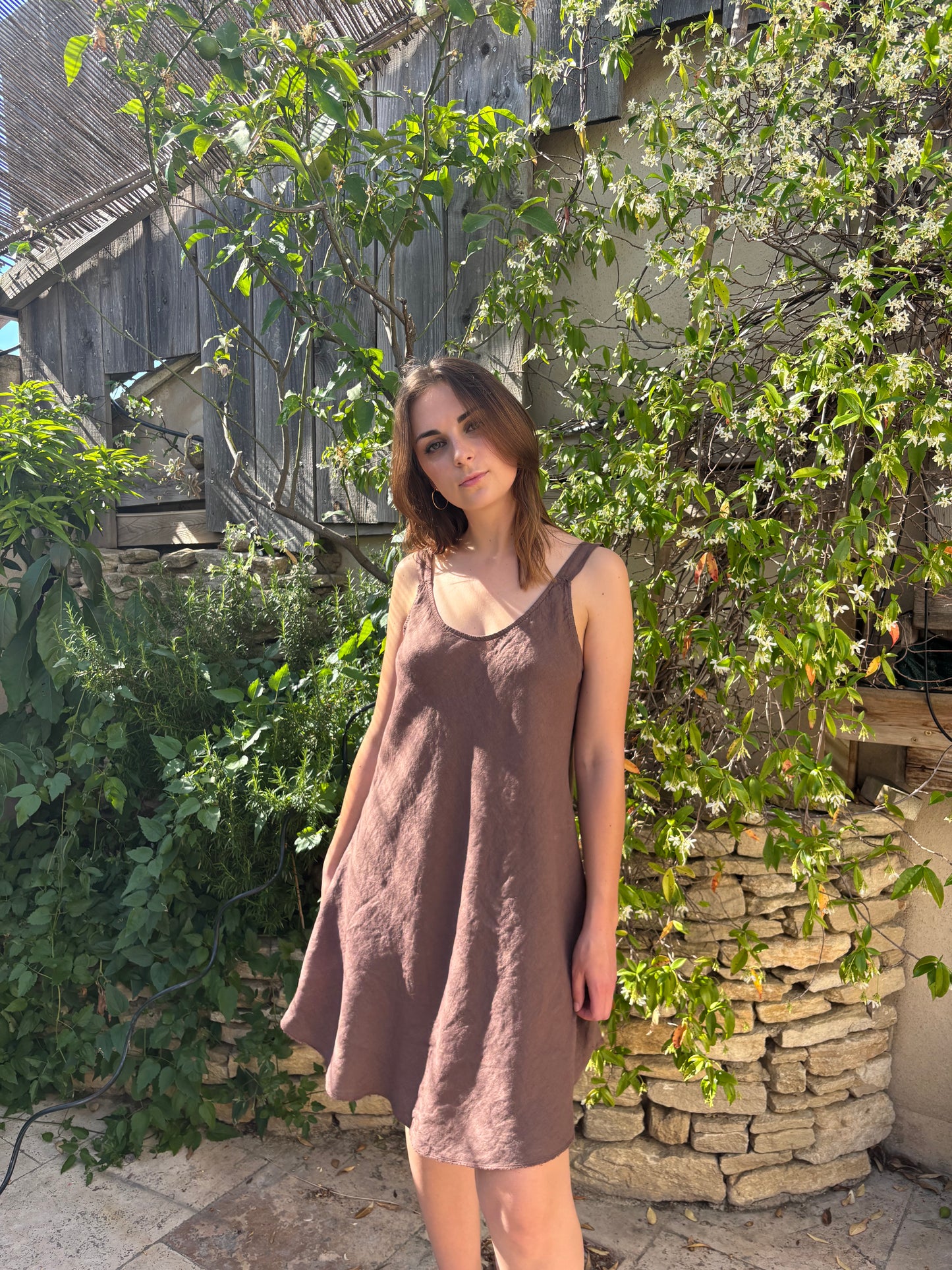 Robe midi en lin
