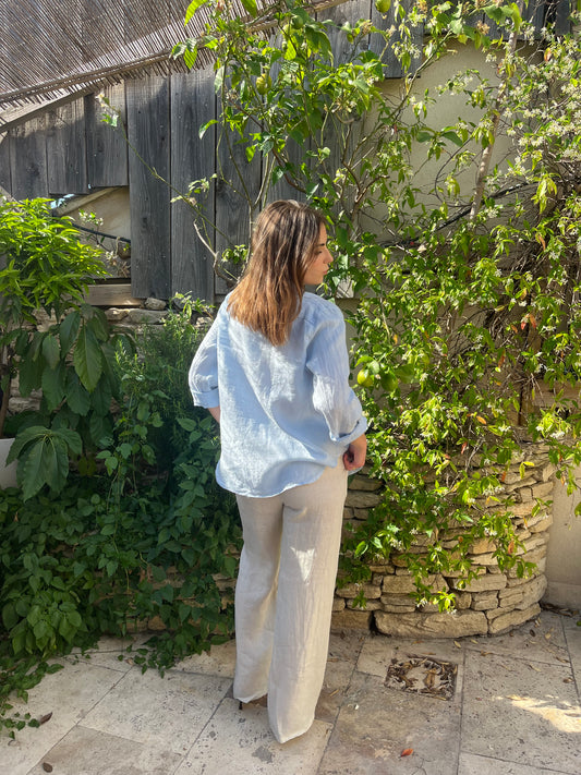 Pantalon fluide en lin