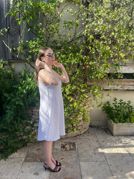 Robe midi en lin
