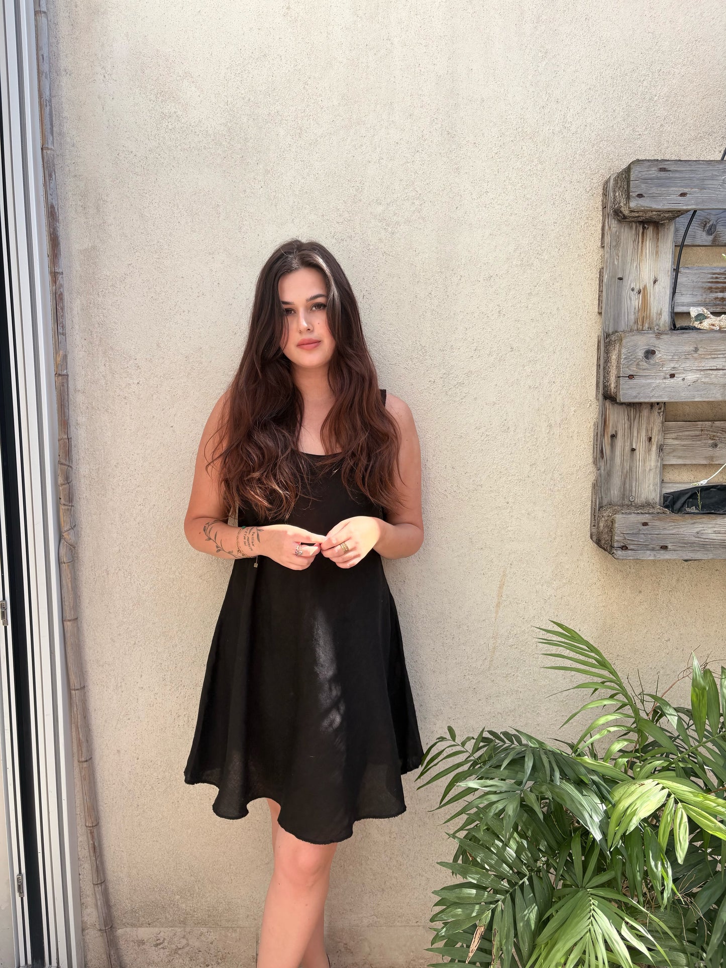 Robe midi en lin