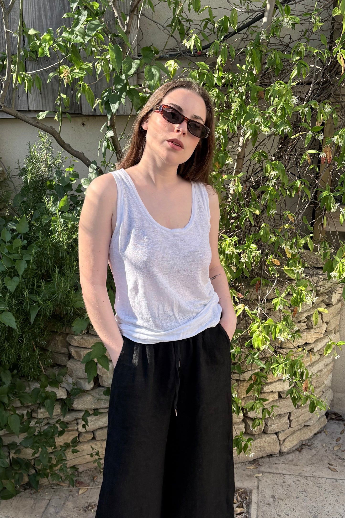 Débardeur en lin